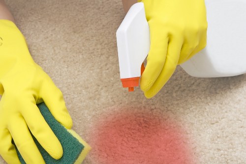 Professional house cleaning service for a London home