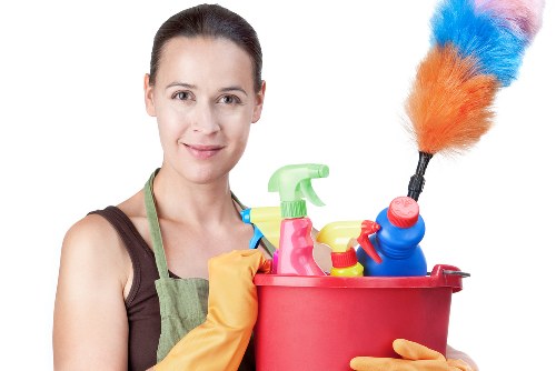 Professional carpet cleaning in a London home hallway