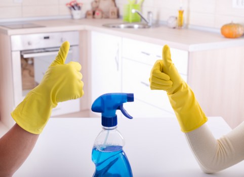 Professional oven cleaning service for a London kitchen with removable racks