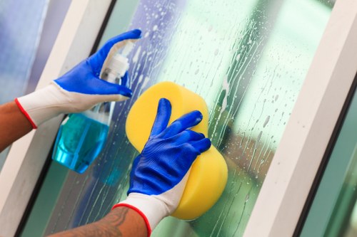 Person using a screen reader while reviewing end of tenancy cleaning information