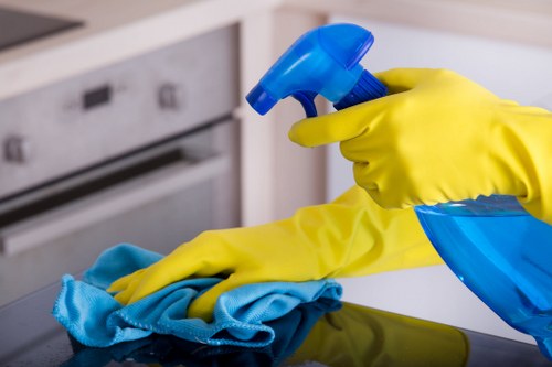 Domestic cleaning service for a London home interior