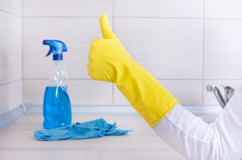 Professional cleaning service for a London home interior