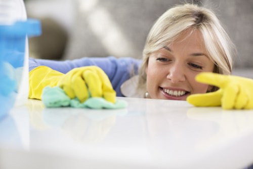 PCI-compliant secure payment section for cleaning services