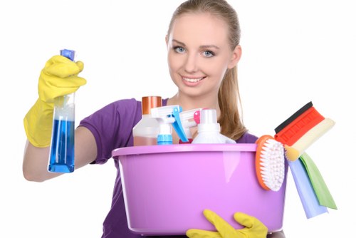 Keyboard navigation support for an accessible cleaning service page